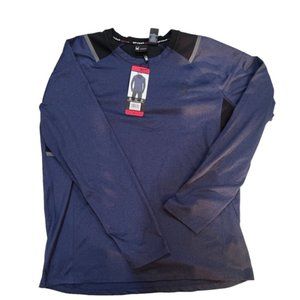 Spyder Active Men's pullover Size M  blue/black NWT